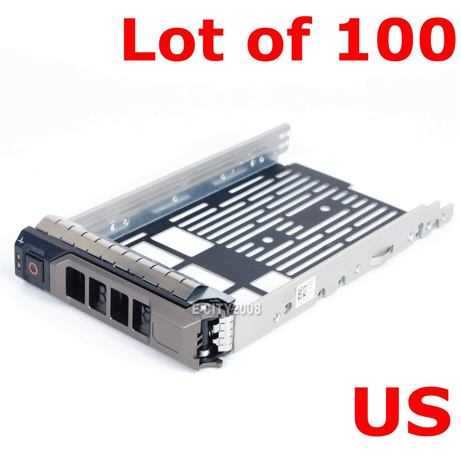 Lot of 100PCS KG1CH 3.5" HDD Tray Caddy For Dell MD3200i MD3600i R730 R720