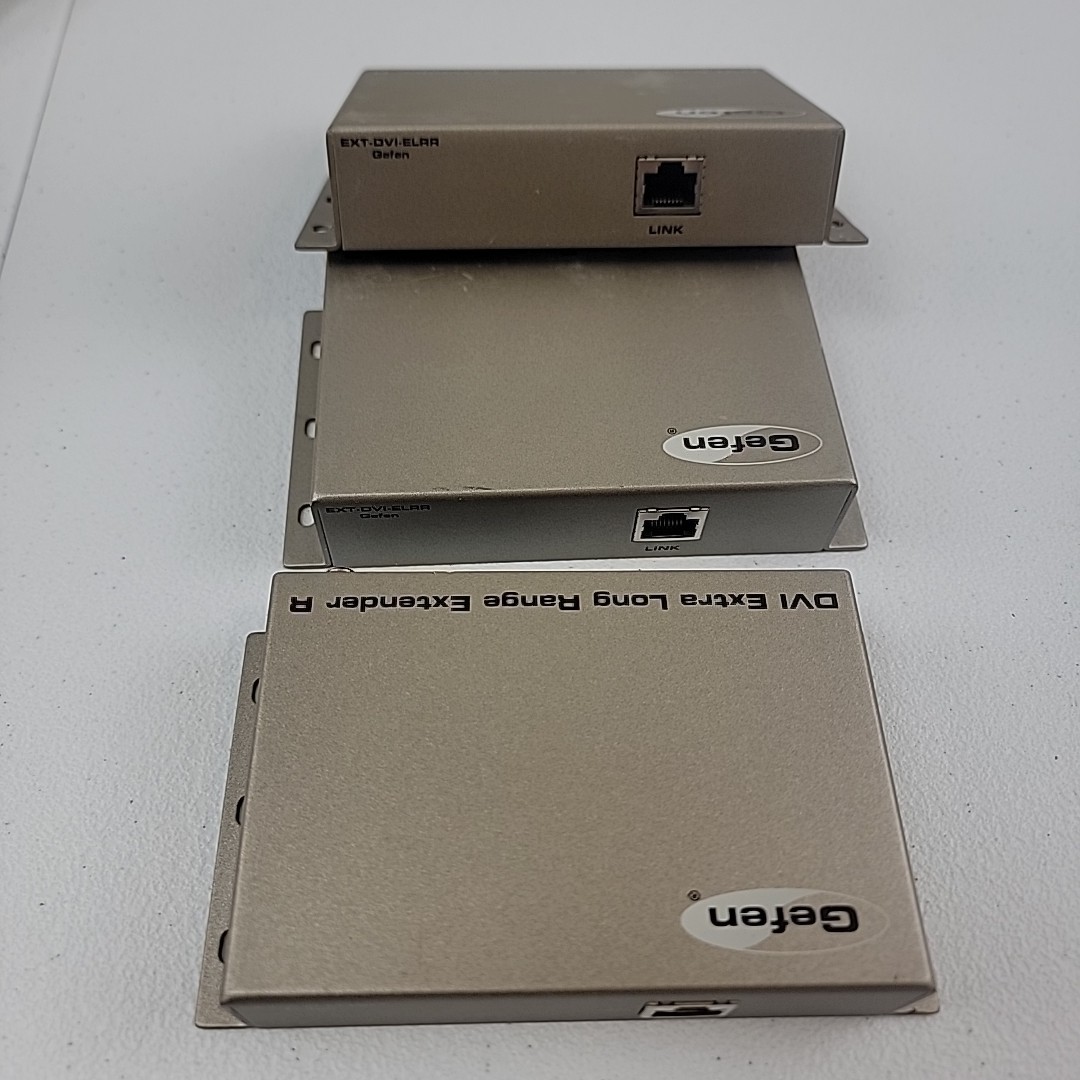 Lot of 3 Gefen DVI Extra Long Range Extender R Receivers Tested Working