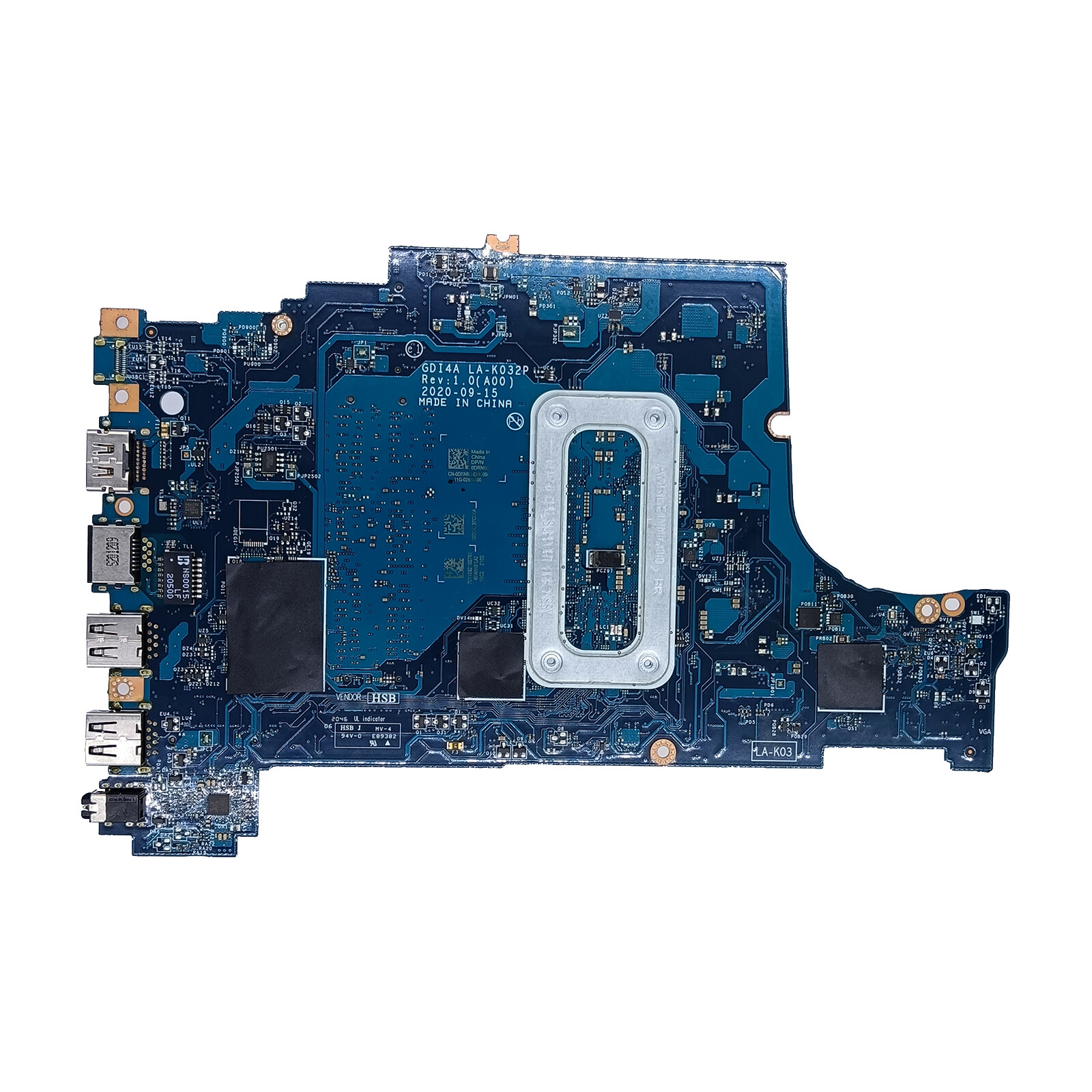 0RYXFP For Dell Vostro 3400 3500 Inspiron 3501 Motherboard LA-K032P i5-1135G7