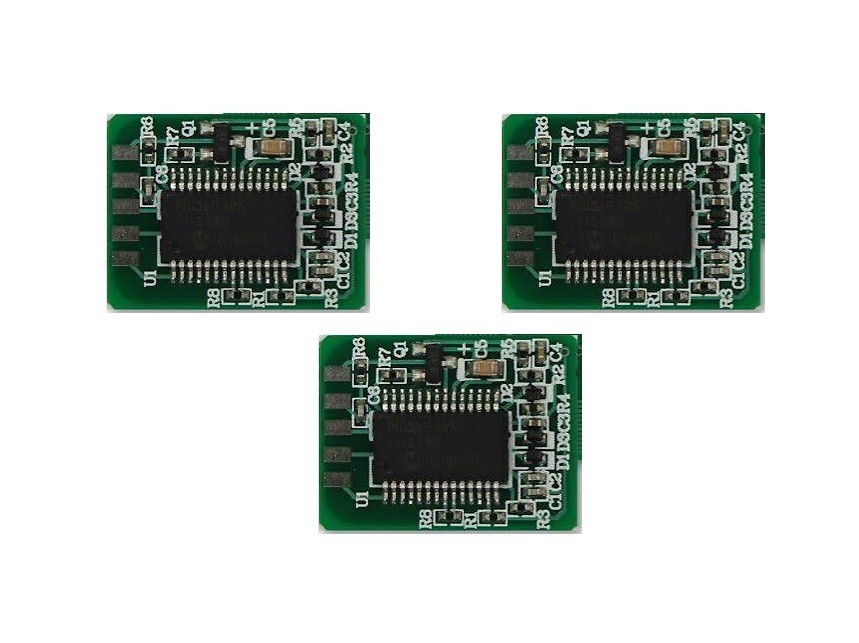 3 x NEW COMPATIBLE OKIDATA MC 770 MC 780 TONER CHIPS (C-Y-M)
