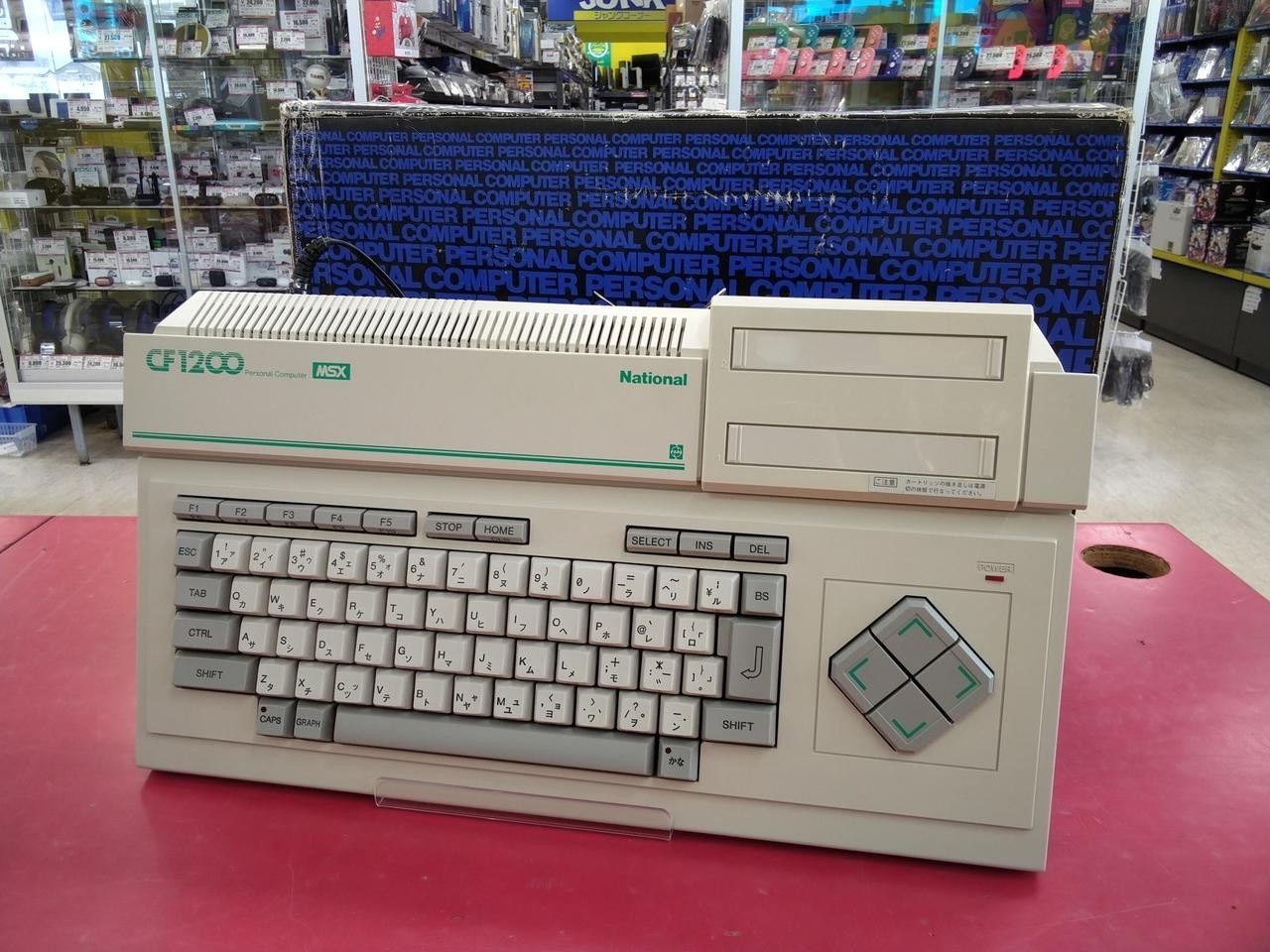 NATIONAL CF-1200 MSX USED From Japan #T1858