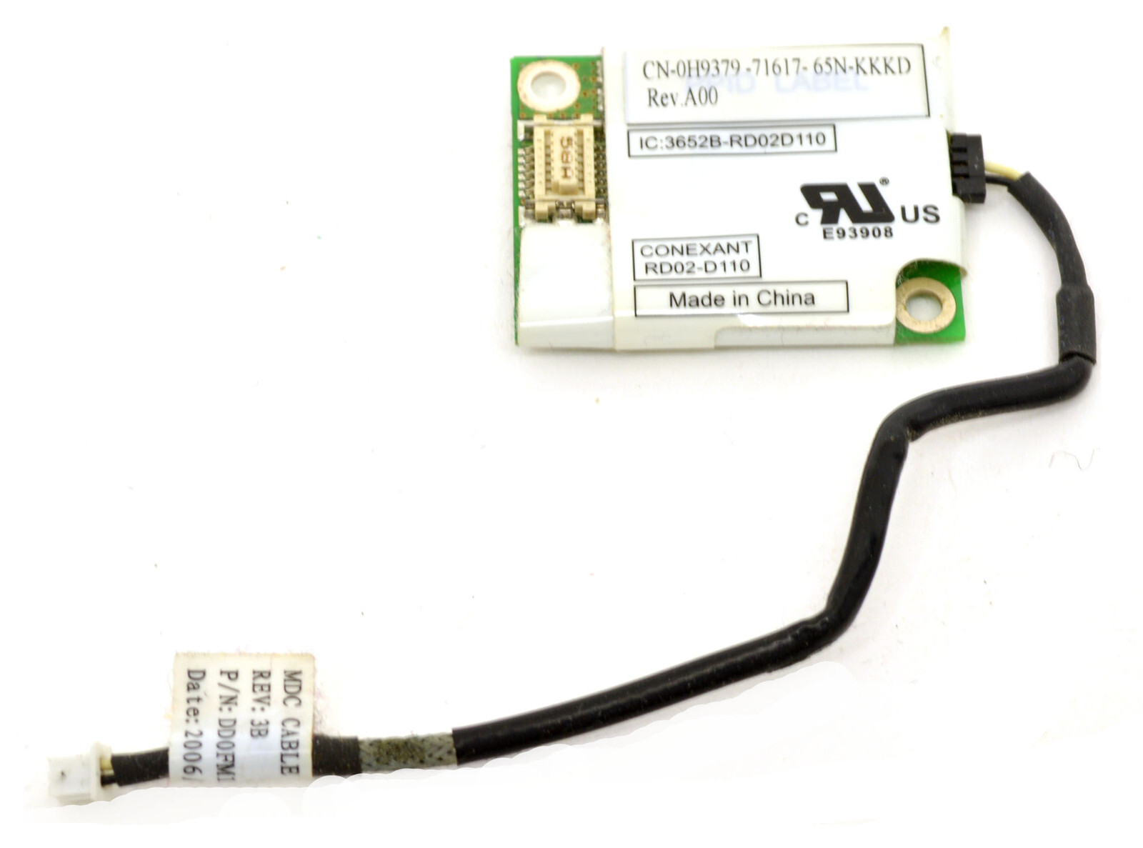 Conexant Mini Laptop 56K Modem RD02-D110 with cable