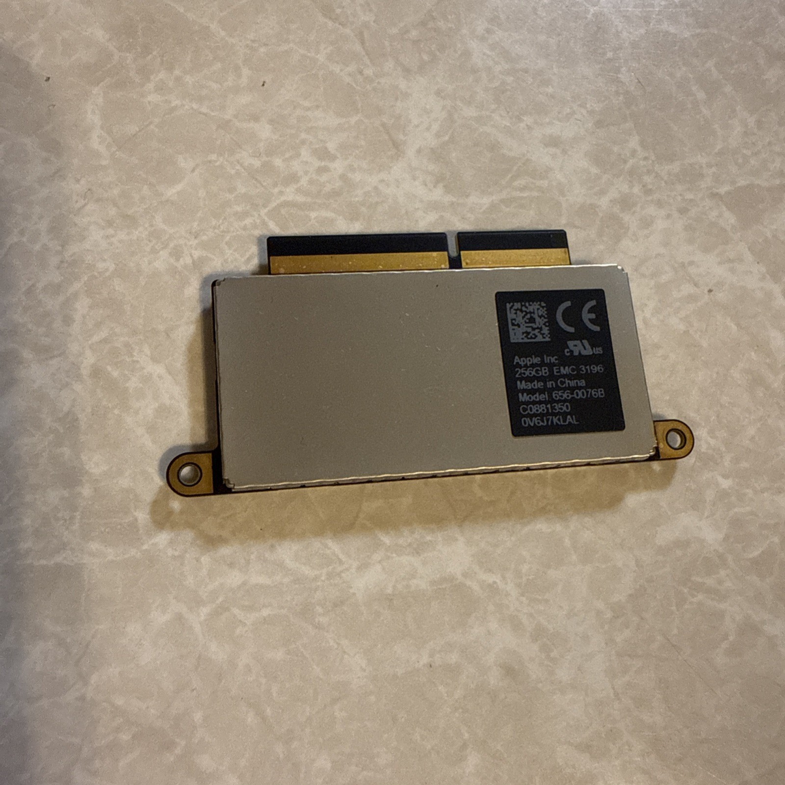 GENUINE APPLE 256Gb SSD flash Drive Storage - 13" MacBook Pro 2016 / 2017  A1708