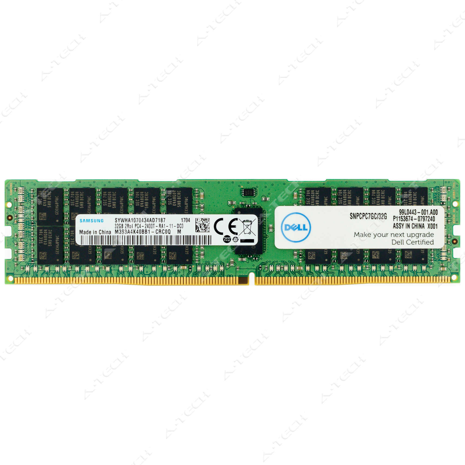 Dell 32GB 2Rx4 DDR4-2400 RDIMM SNPCPC7GC/32G A8711888 CPC7G Server Memory RAM 1x