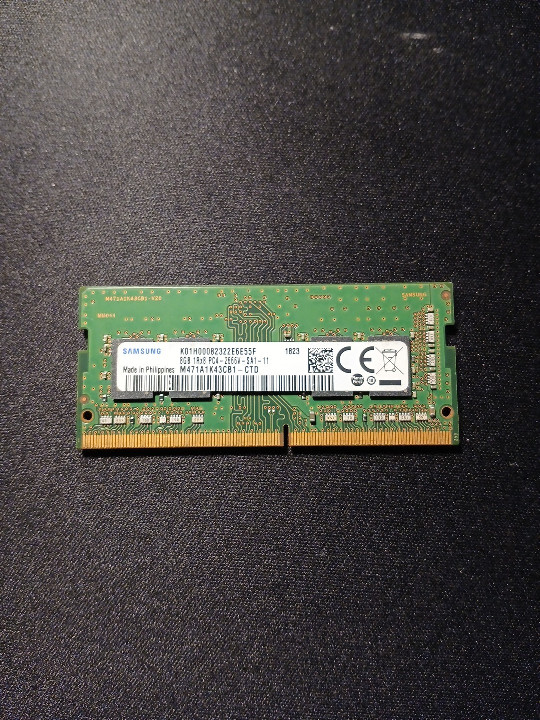 Samsung 8GB 1Rx8 PC4 2666V  RAM