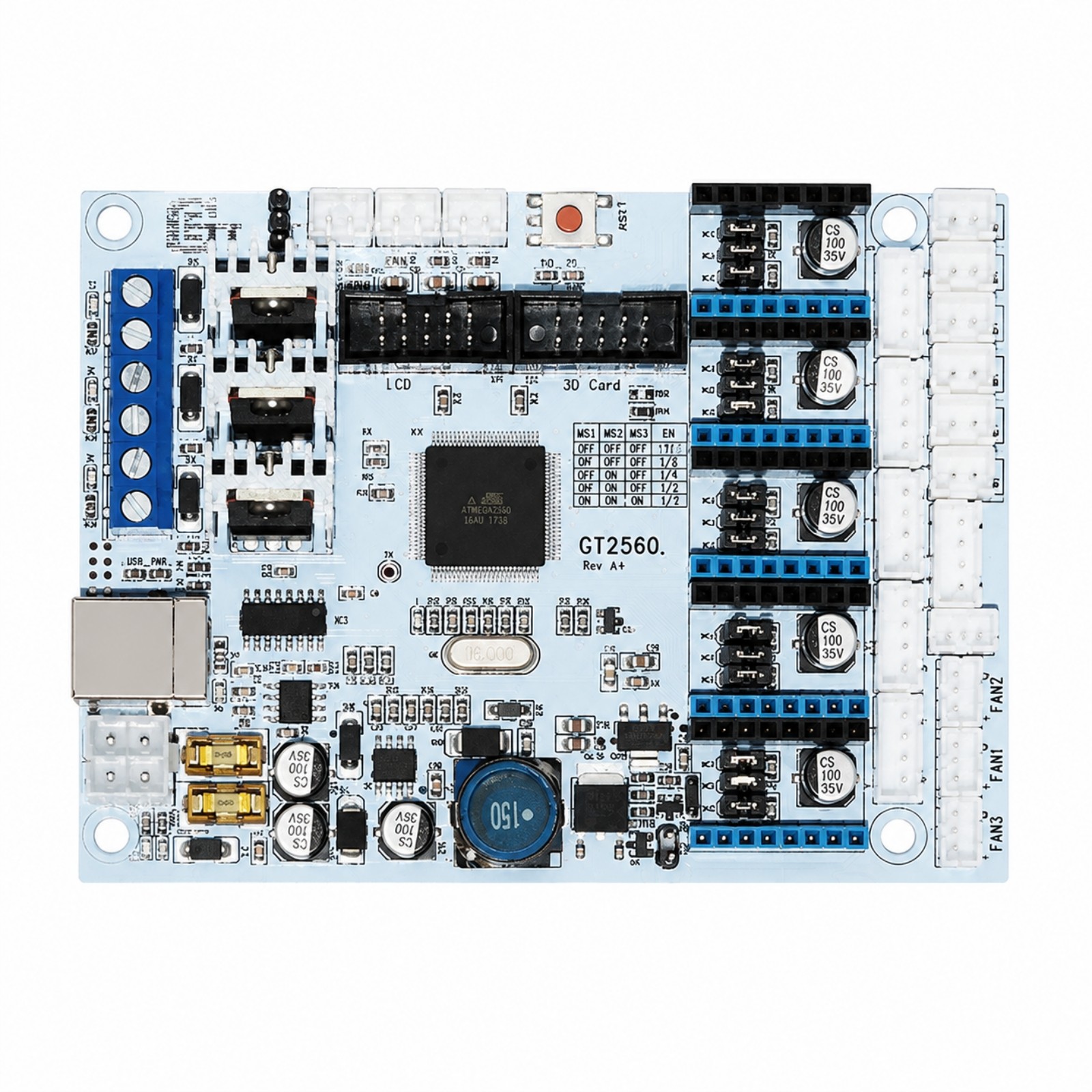 Three-Dimensional Printer Mainboard Replaceable GT2560 Three-Dimensional Printer