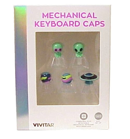 VIVITAR MECHANICAL KEYBOARD CAPS 2024 (ALIENS UFO) BRAND NEW AND FACTORY SEALED
