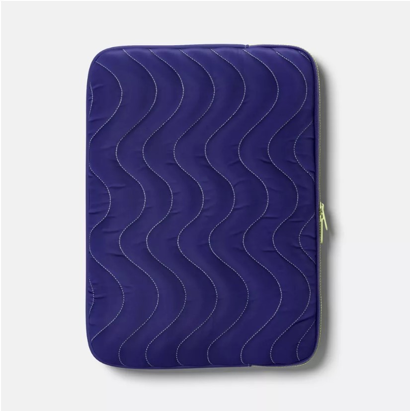 Target HEYDAY Quilted Wavy Puffy Tablet Laptop Sleeve Up to 14” CHOOSE COLOR