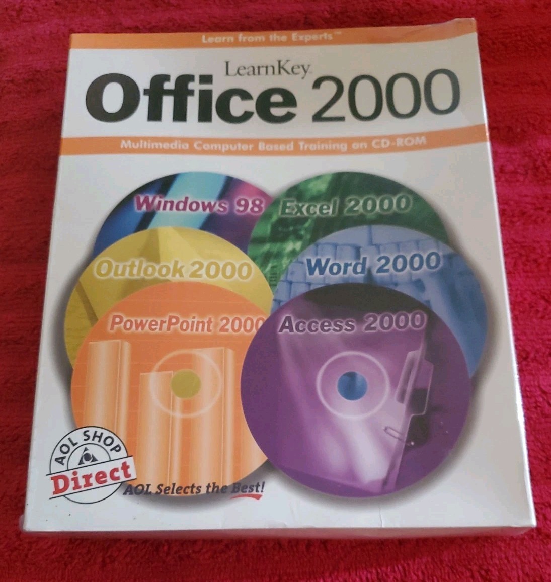 Learn Key Office 2000 Multimedia Computer Based Training 6 CD Set ☆Sealed