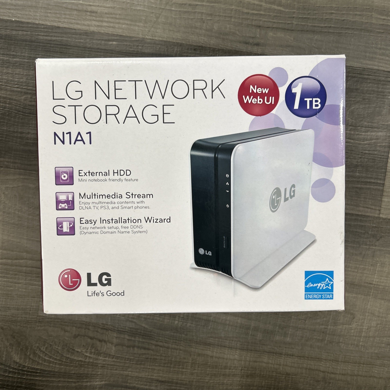 LG Network Storage N1A1DD1 1TB Storage - New Open Box