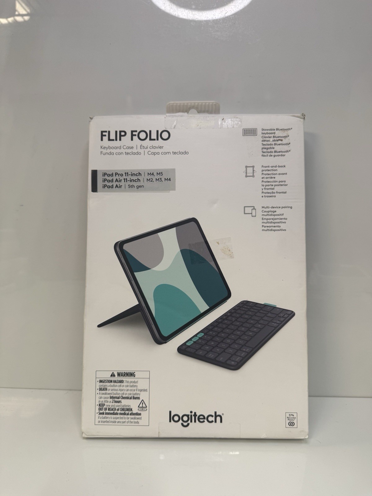 Logitech Flip Folio Keyboard Case for iPad Pro & Air 11" 920-013369