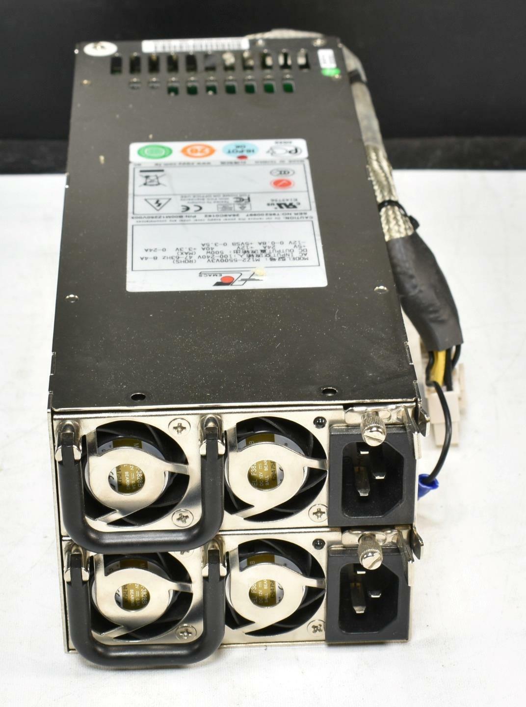 Zippy/Emacs M1Z2-5500V3V  Case With 2x M1Z-5500V 500W Hot Swappable  PSU