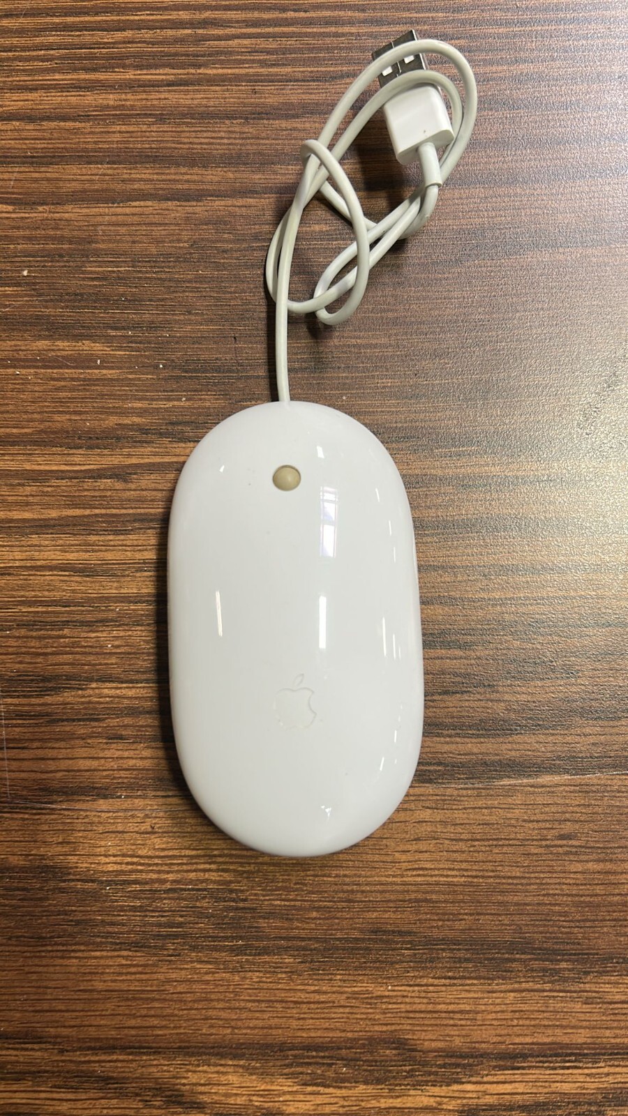 Apple A1152 Wired USB Mighty Mouse MB112LL/B - tested, optical, white