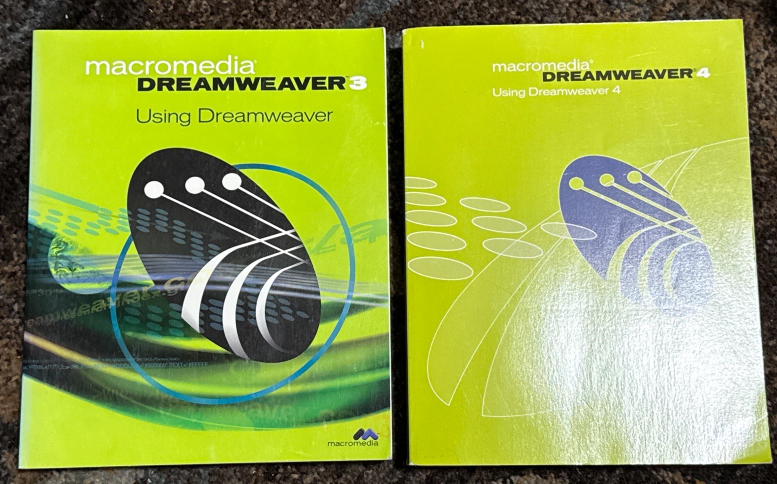 Macromedia Using Dreamweaver 3 & 4 Book Lot First Edition 1999 & 2000 Books Set