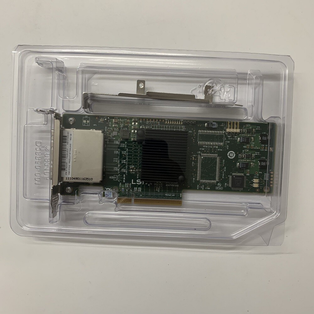 LSI SAS 9200-8E Logic Controller Card PCIe2 SATA 6GB 2 Ports RAID IT Mode