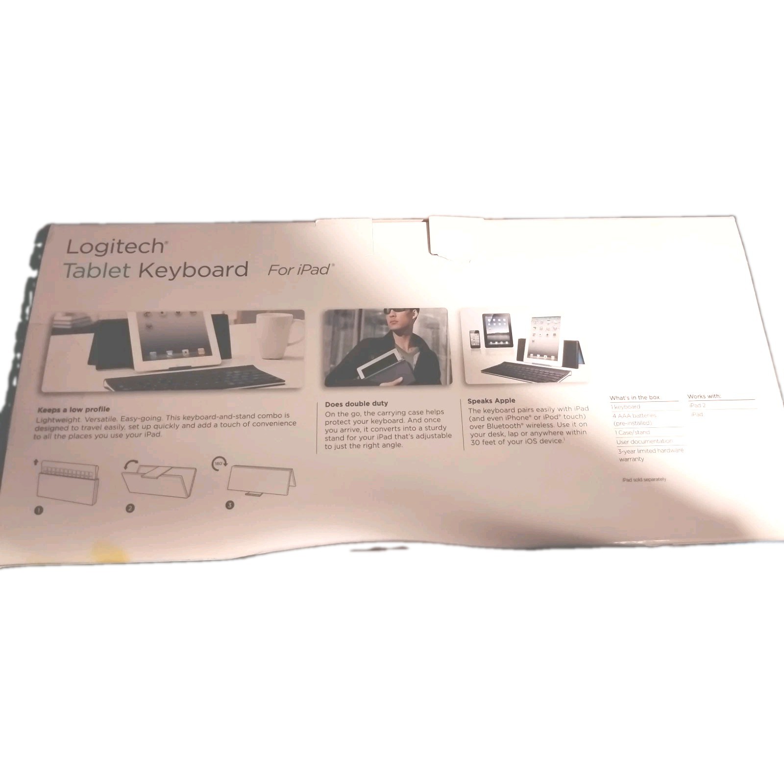 LOGITECH TABLET KEYBOARD for IPAD 1 &2