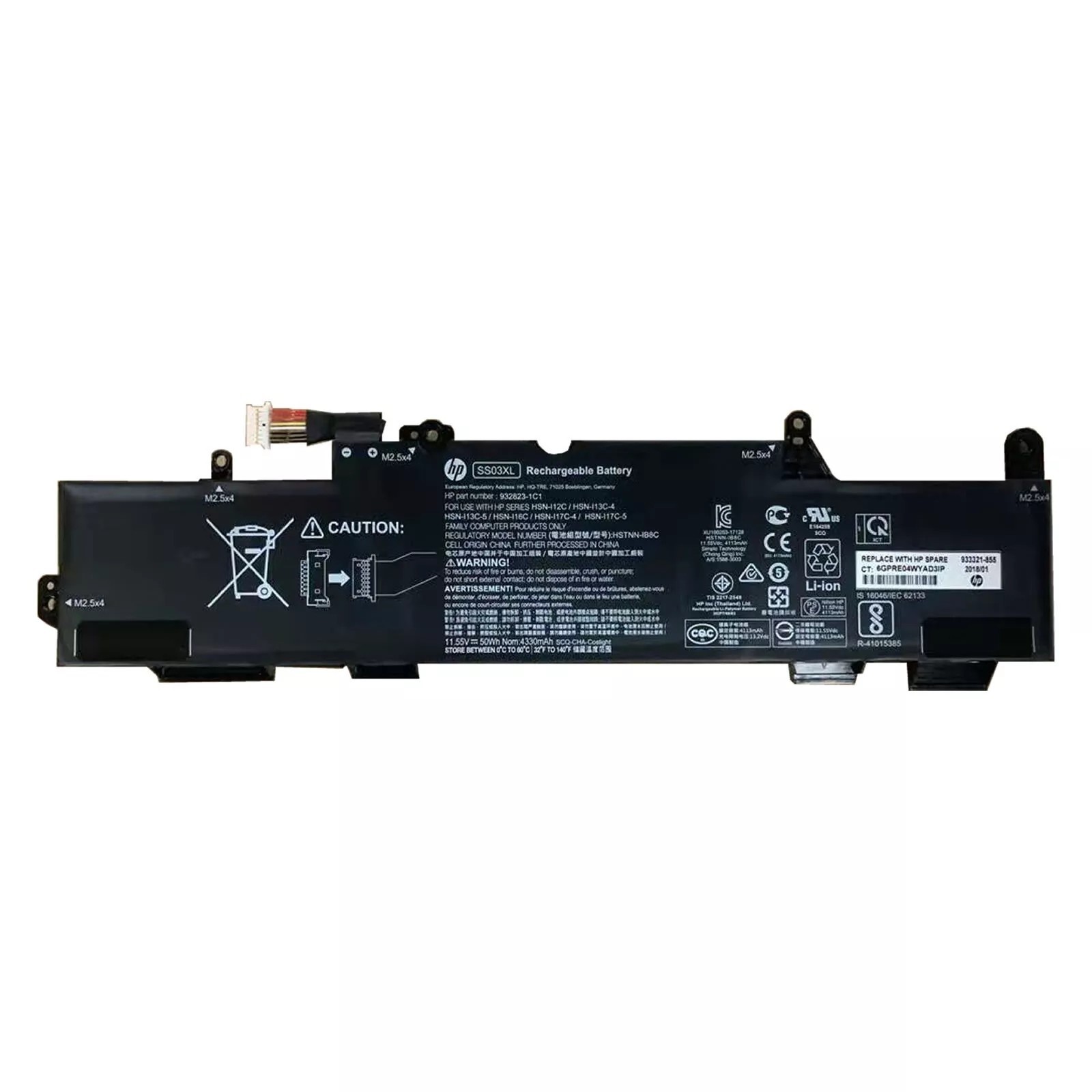 OEM Genuine SS03XL Battery for HP EliteBook 840 G5 G6 730 735 740 G5 933321-855
