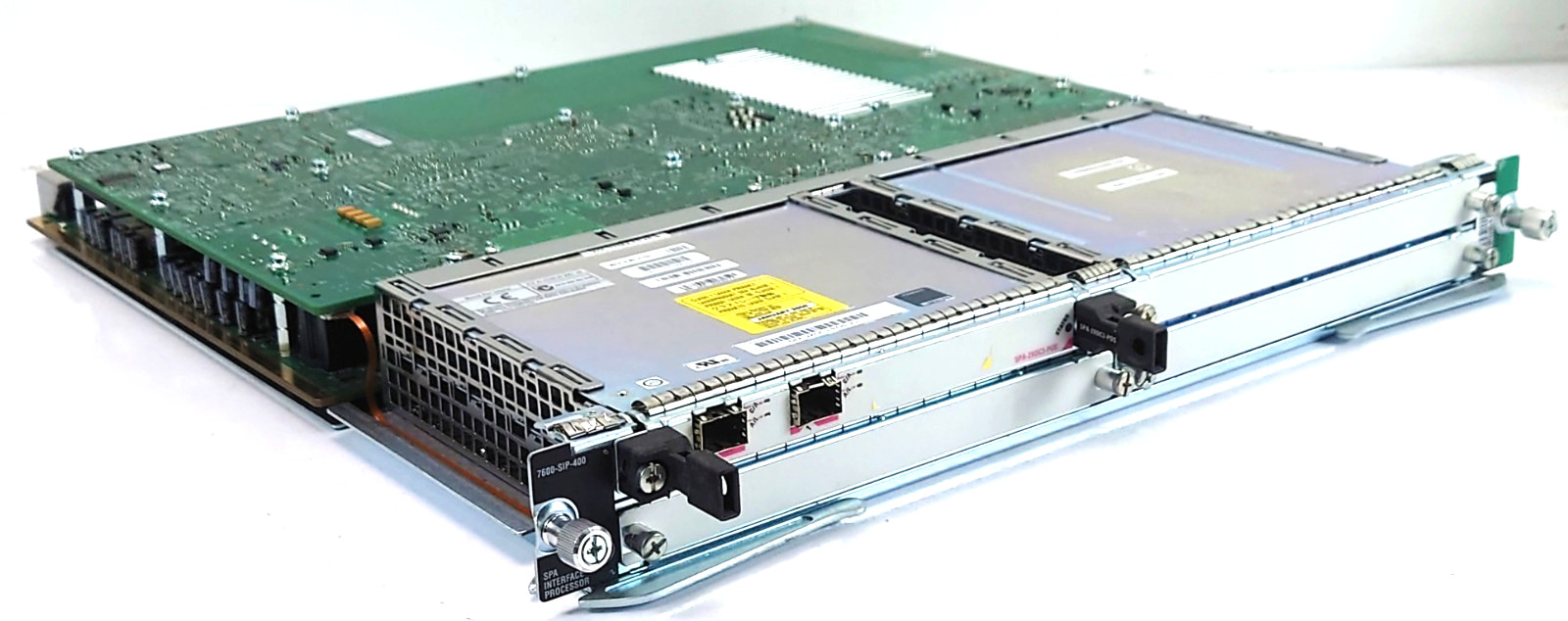 Cisco 7600-SIP-400 V09 SPA Interface Processor Module SAL160961W + SPA-2XOC3-POS