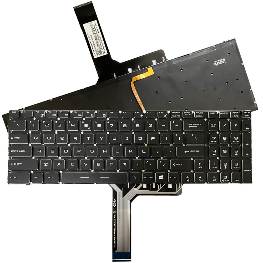New Colorful Backlit Keyboard For MSI Steel GS60 GS70 GS72 GT72 GE62 GE72 GS73VR