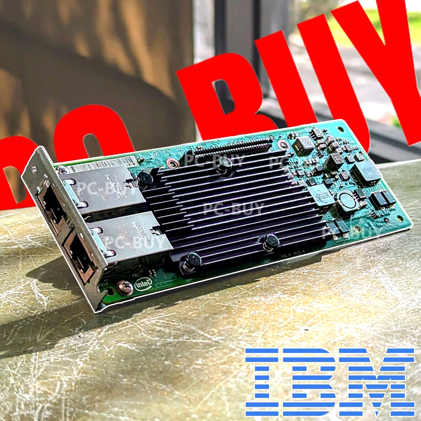 IBM X3550 M4 Intel X540 Dual Port RJ-45 10GBASE-T Network Adapter 49Y7992 0T8547