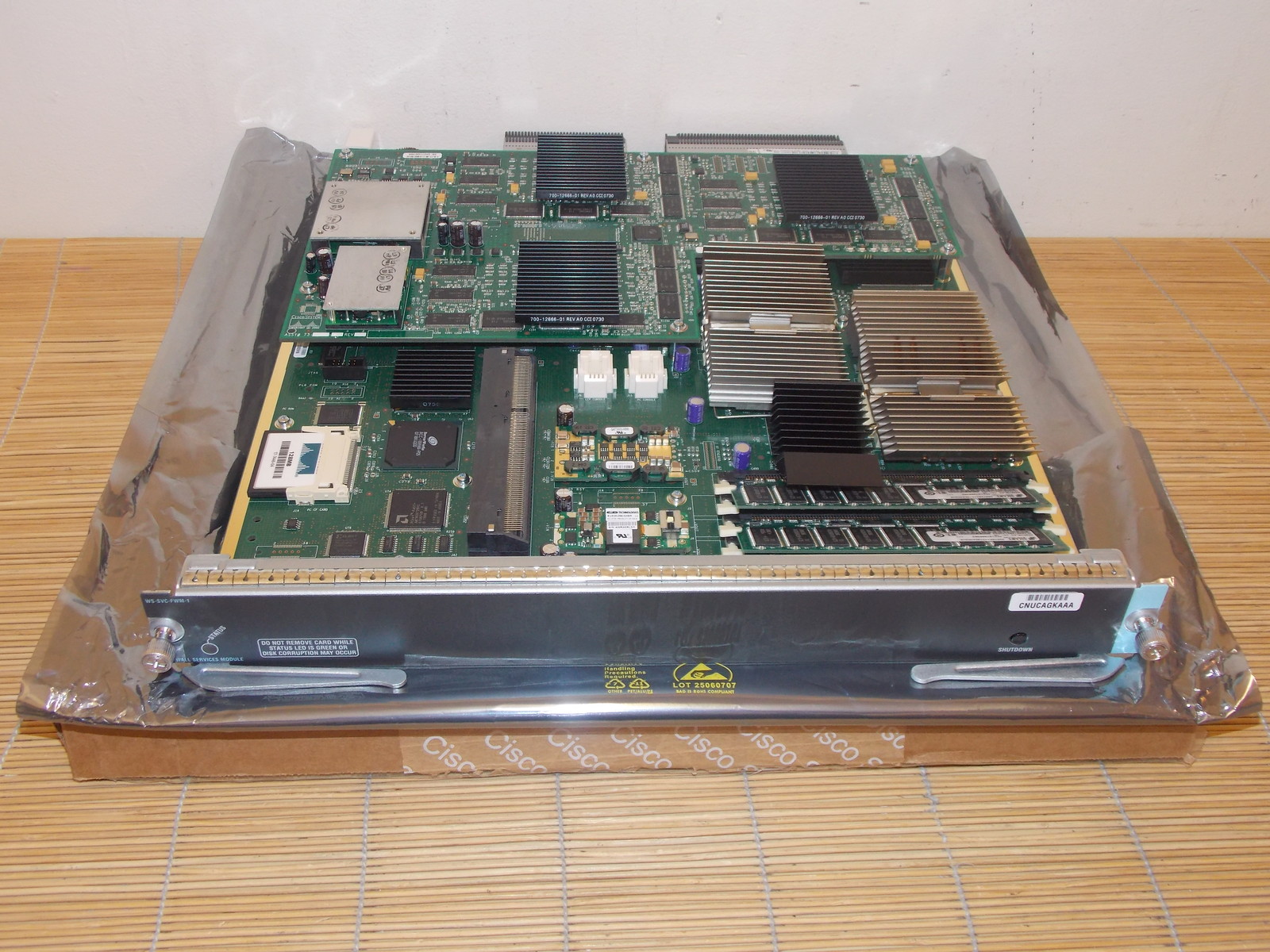 NEW Cisco WS-SVC-FWM-1-K9 Firewall FWSM for 6500 7600 Router Contexts 2 NEW OPEN 
