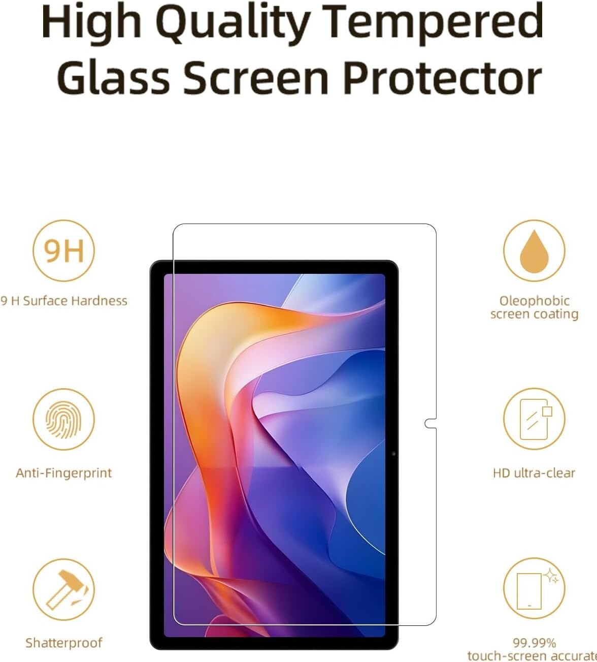 Xiaomi Redmi Pad 2 Screen Protector Tempered Glass For Redmi Pad 2 (11'') Tablet