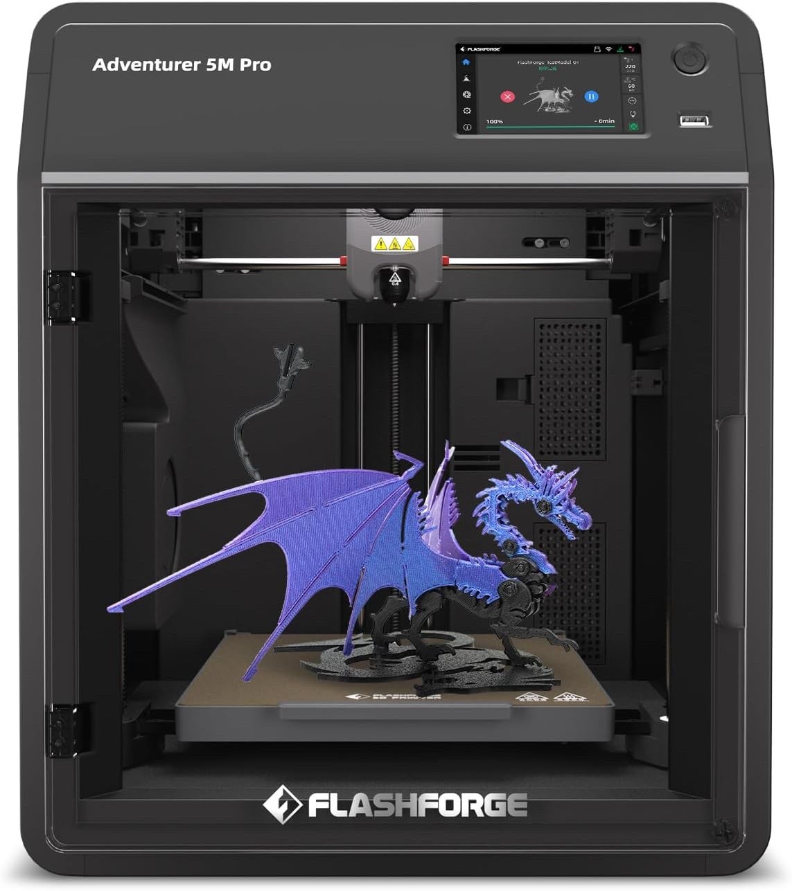 Flashforge Adventurer 5M Pro FDM 3D Printer Touchscreen USB Interface