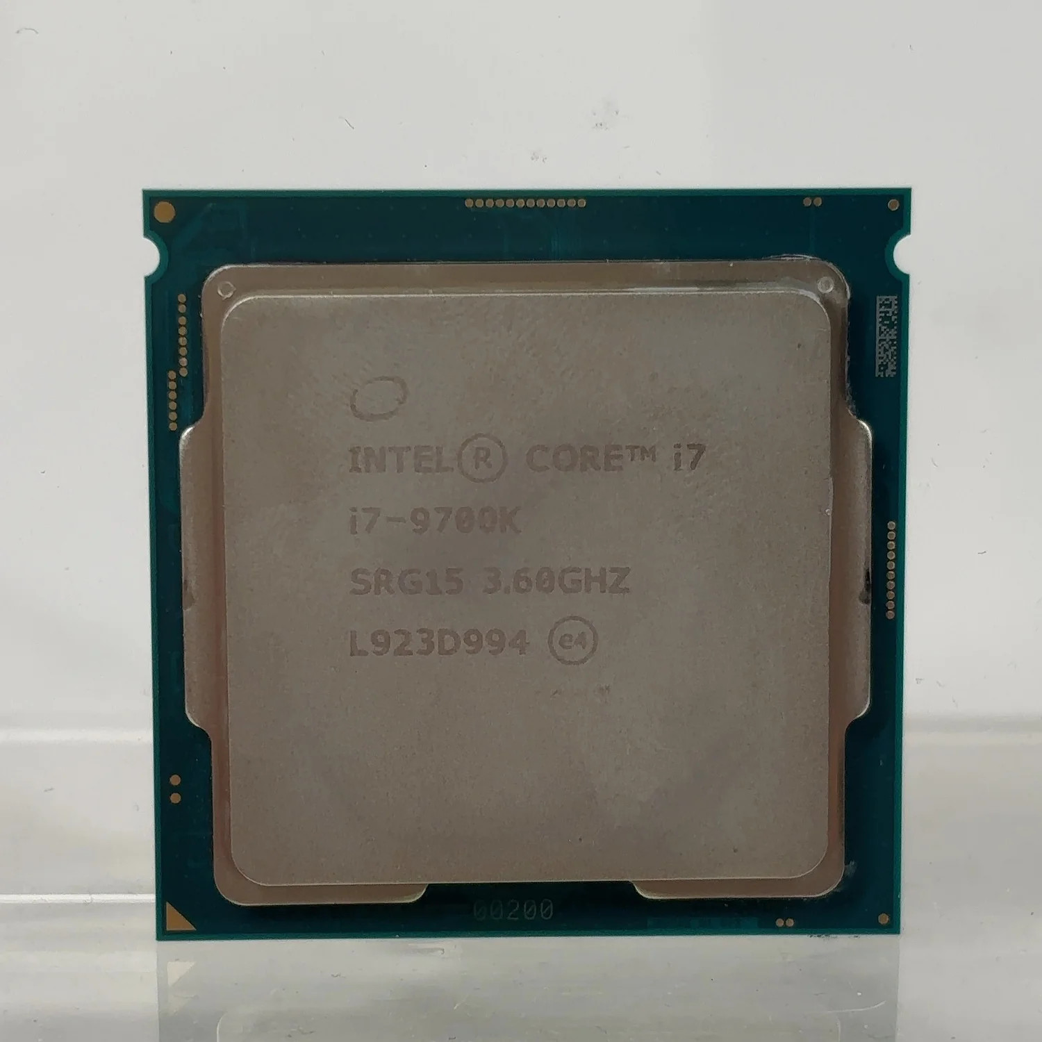 Intel Core i7-9700K 3.60GHz 8 Core SRG15 8 Thread LGA 1151