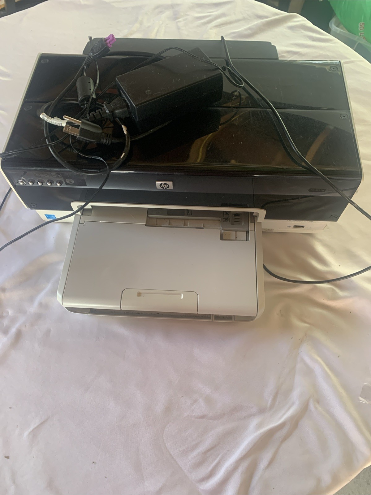 HP Deskjet 6988 Workgroup Color Inkjet Printer Needs Ink Tested and Working