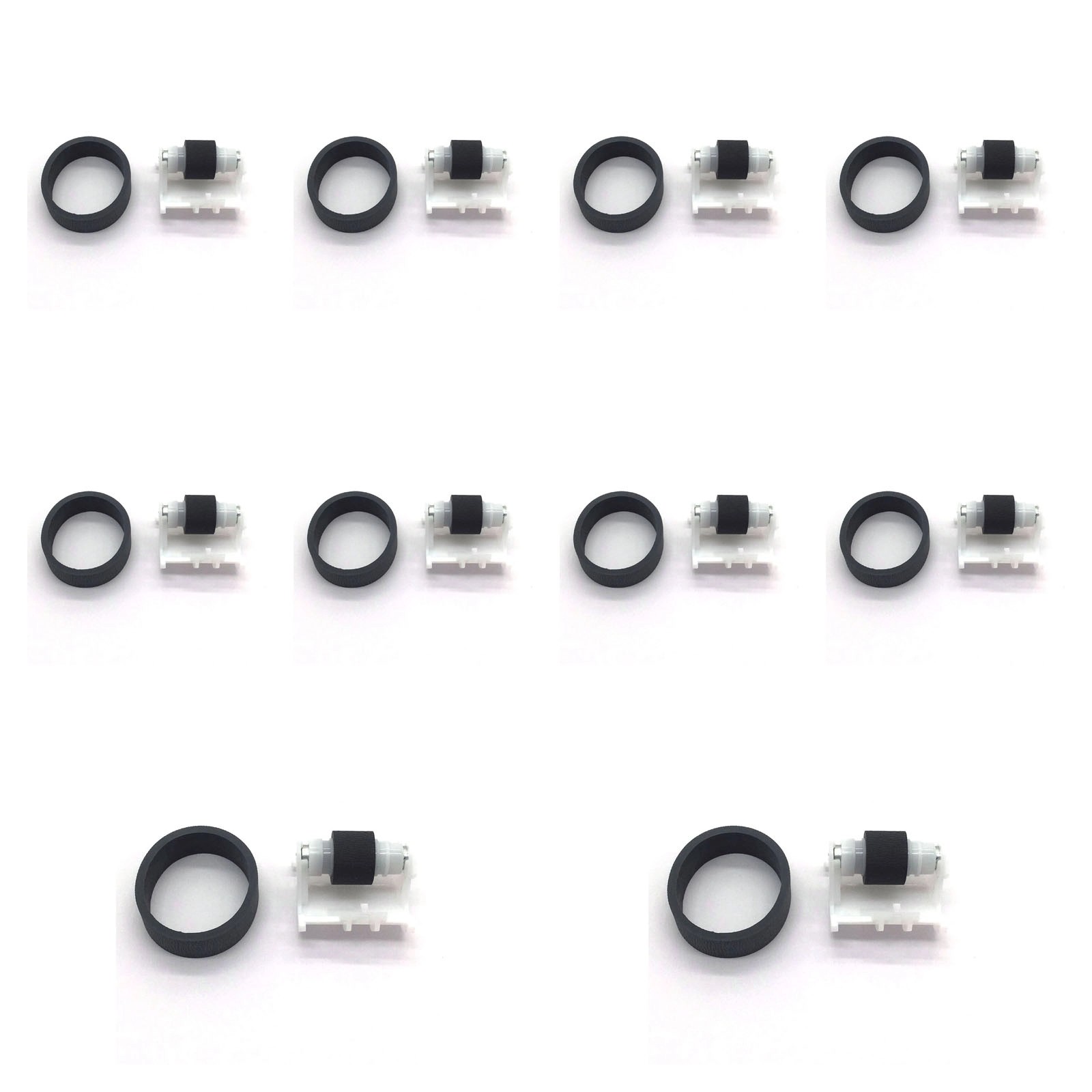 10sets Feed Separation Pickup Roller Rubber Tire For Epson ET4800 ET2830 ET2826
