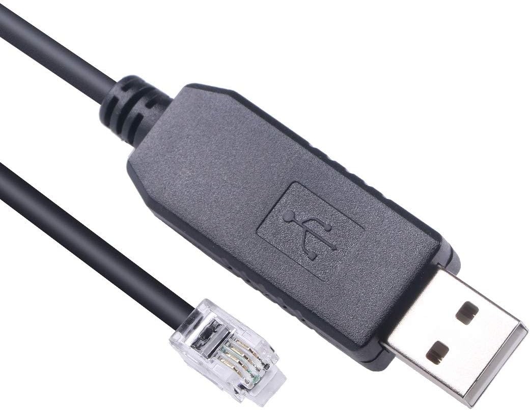 USB-RS232-RJ9 for Celestron Scope Control Cable, Nexstar 16ft, USB to RJ9 