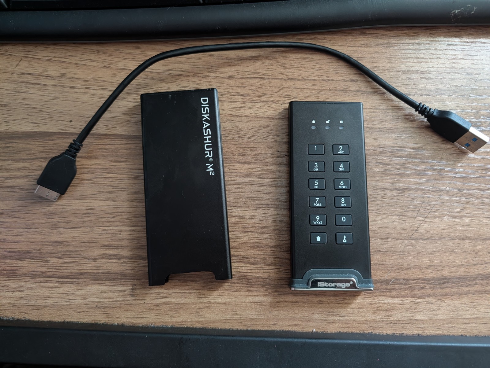 iStorage diskAshur M2 500GB | PIN authenticated, Hardware encrypted USB 3.2 P...