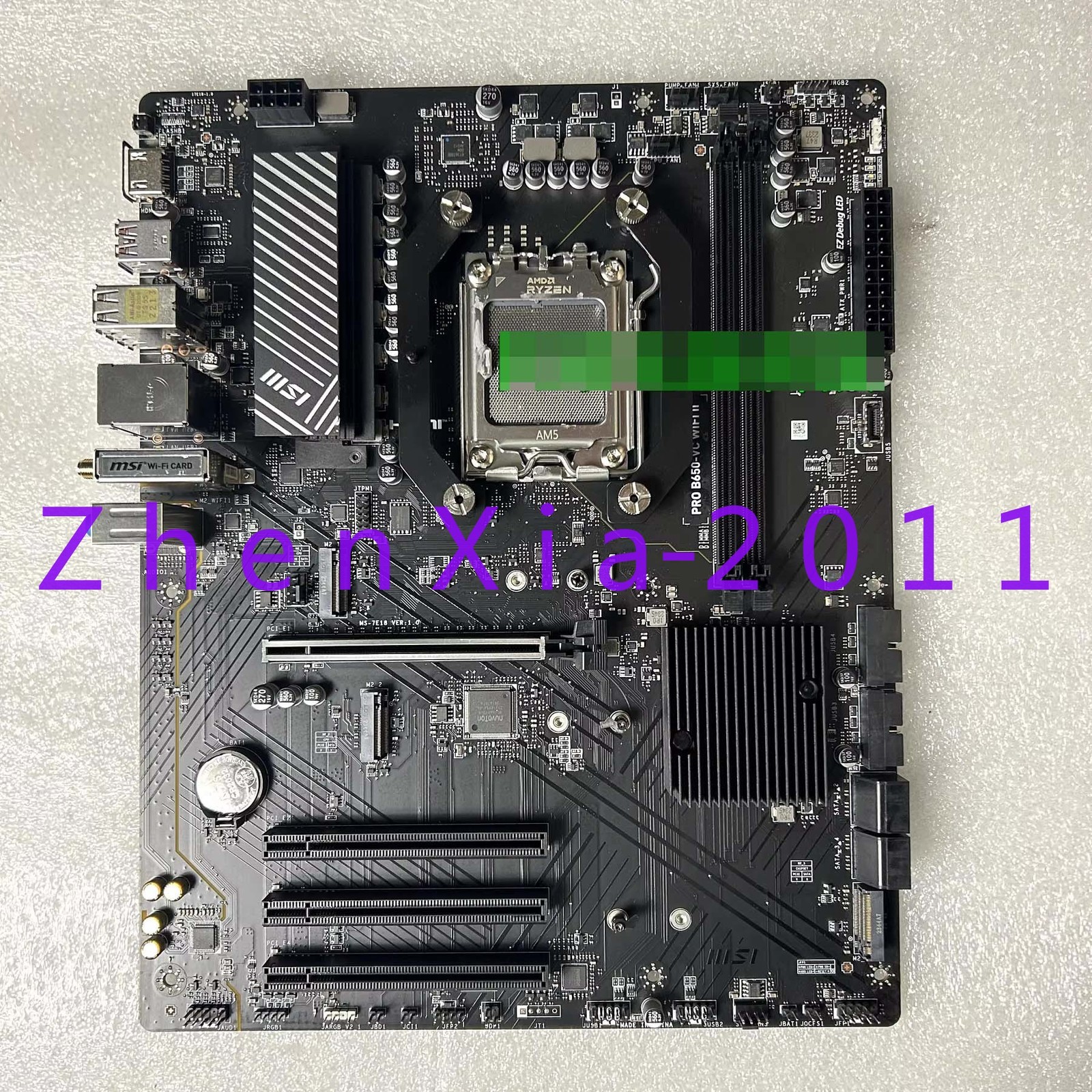 1PC used MSI PRO B650-VC WIFI II Motherboard