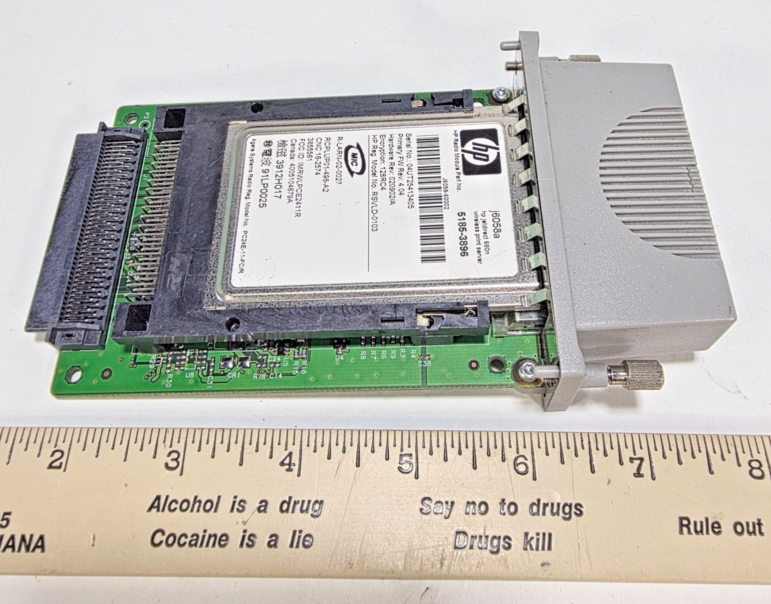 HP Jetdirect 680n J6058A 802.11b Wireless EIO Internal Print Server J6058-60002