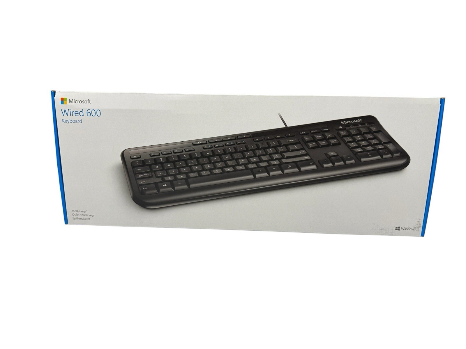 Microsoft Wired 600 Keyboard Black Model 1576 *NEW*