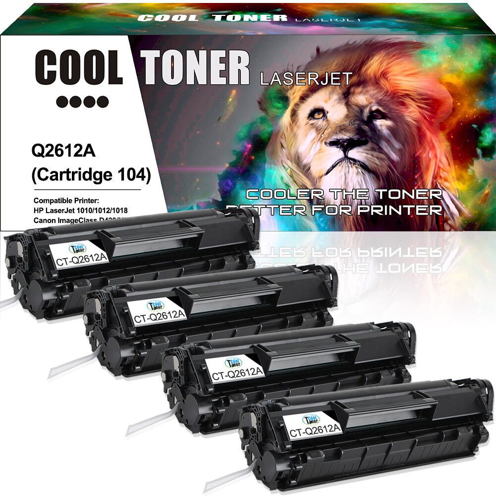 1-10 PK Q2612A Toner Lot Compatible For HP 12A LaserJet 1012 1010 1018 1020 3030