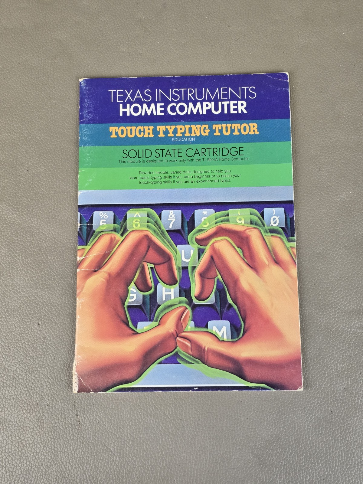 Original Vintage Texas Instruments Home Computer Touch Typing Tutor Manual P-508
