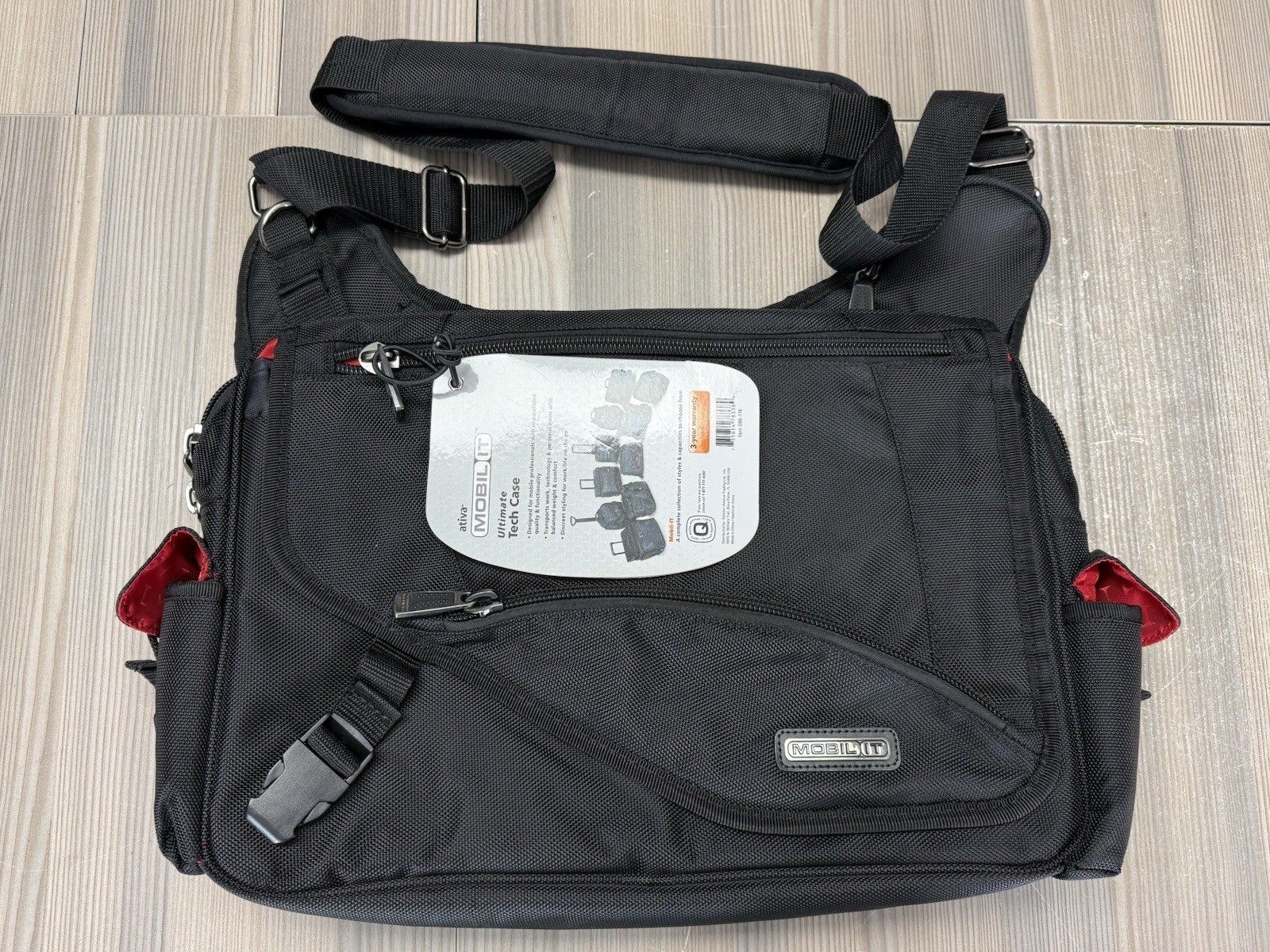 Ativa Mobil IT Ultimate Tech Laptop Case, 11.25"h X 16.5"w X 4"d, Messenger Bag