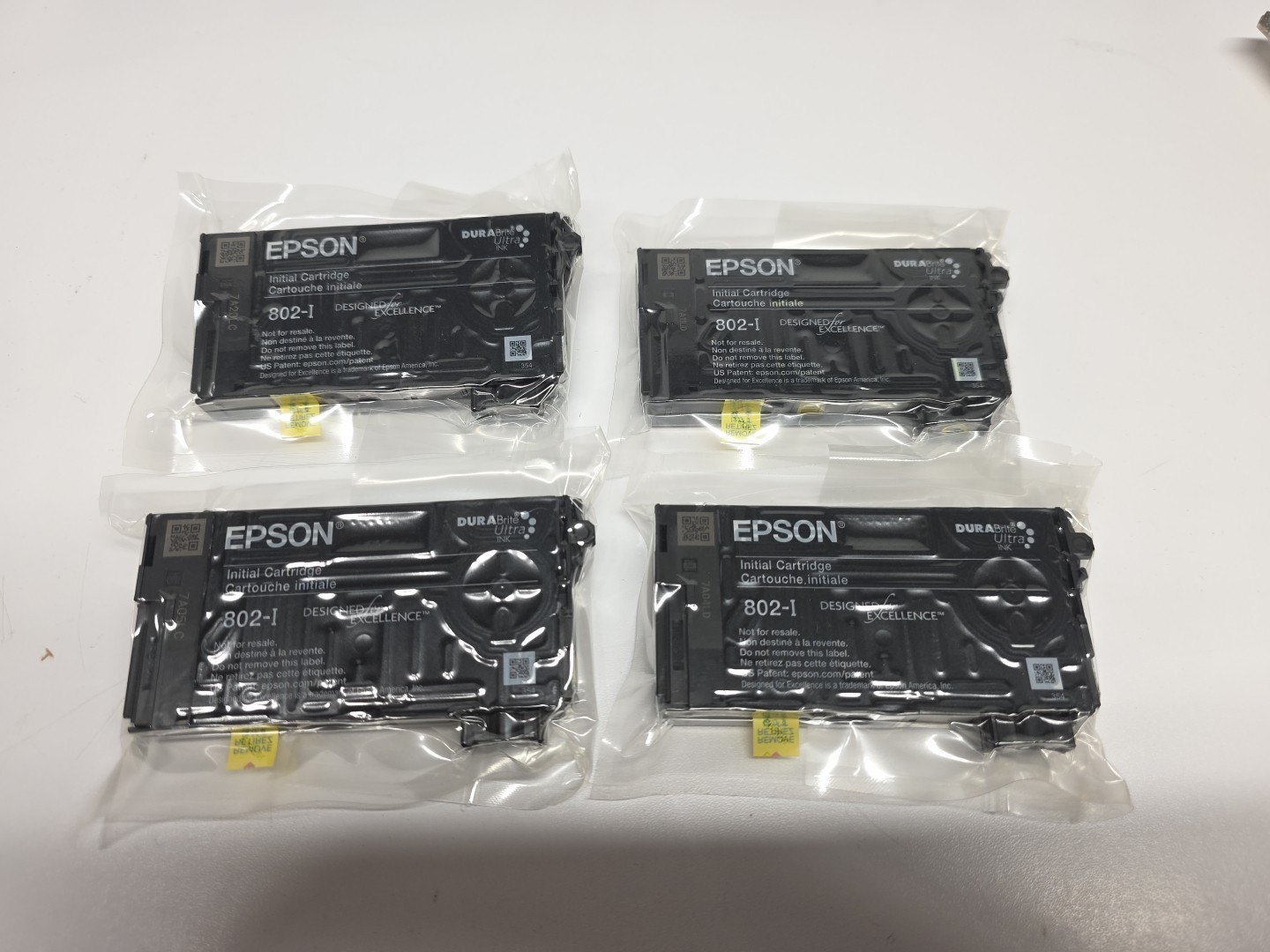 Genuine Epson 802-I initial 4 Ink set for WF-4720 4730 4734 4740