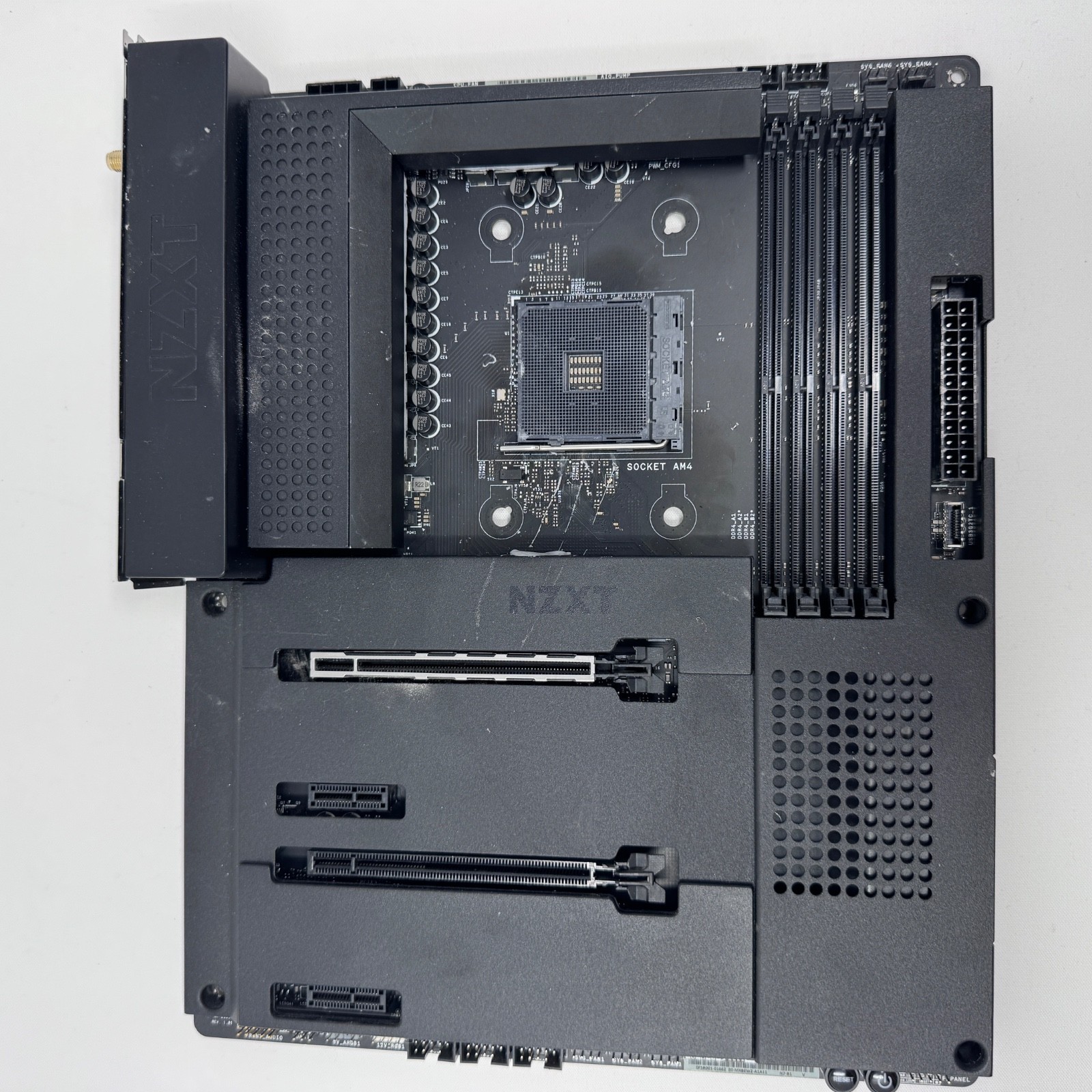 NZXT N7 B550 Motherboard Black Used Working Condition
