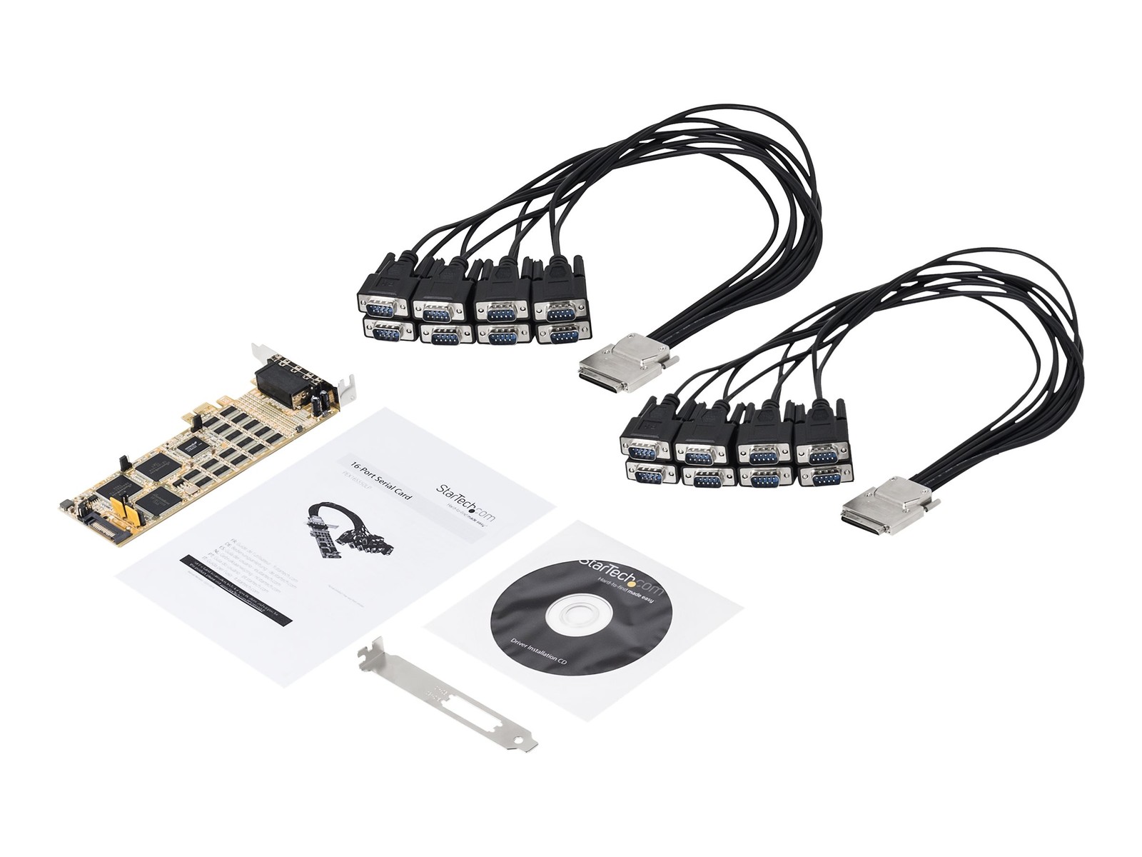 StarTechcom 16 Port PCI Express Serial Card (PEX16S550LP)
