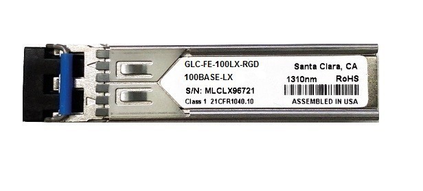 Cisco GLC-FE-100LX-RGD compatible 100BASE-LX SFP-FE-LX 1310nm LC 10km SMF IND