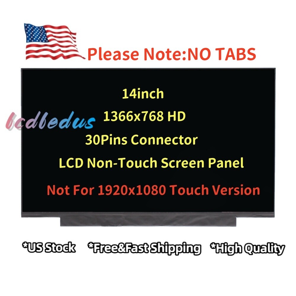 For HP 14-dq0703dx 14-dq5009nr (2024) LCD LED Screen 14" HD WXGA Display Panel