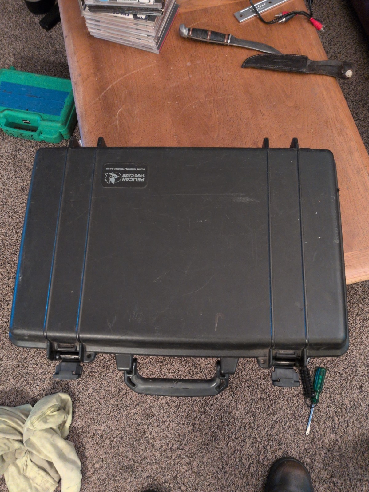 Waterproof Pelican 1490 Protector Laptop Case NO Key