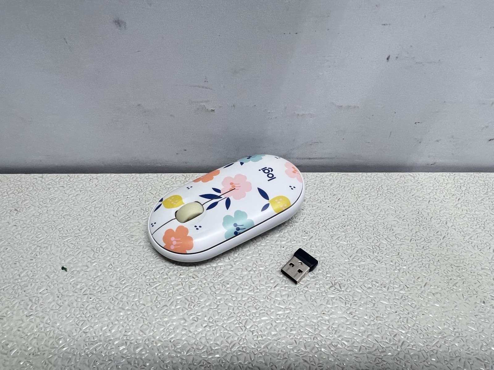 Logitech - M340 Limited Edition Wireless Optical Ambidextrous Mouse - Floral -