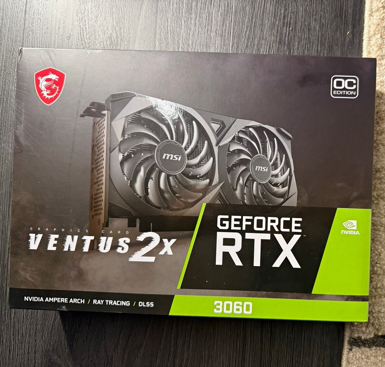 MSI NVIDIA GeForce RTX 3060 Ventus 2X OC 12GB GDDR6 PCIe GPU