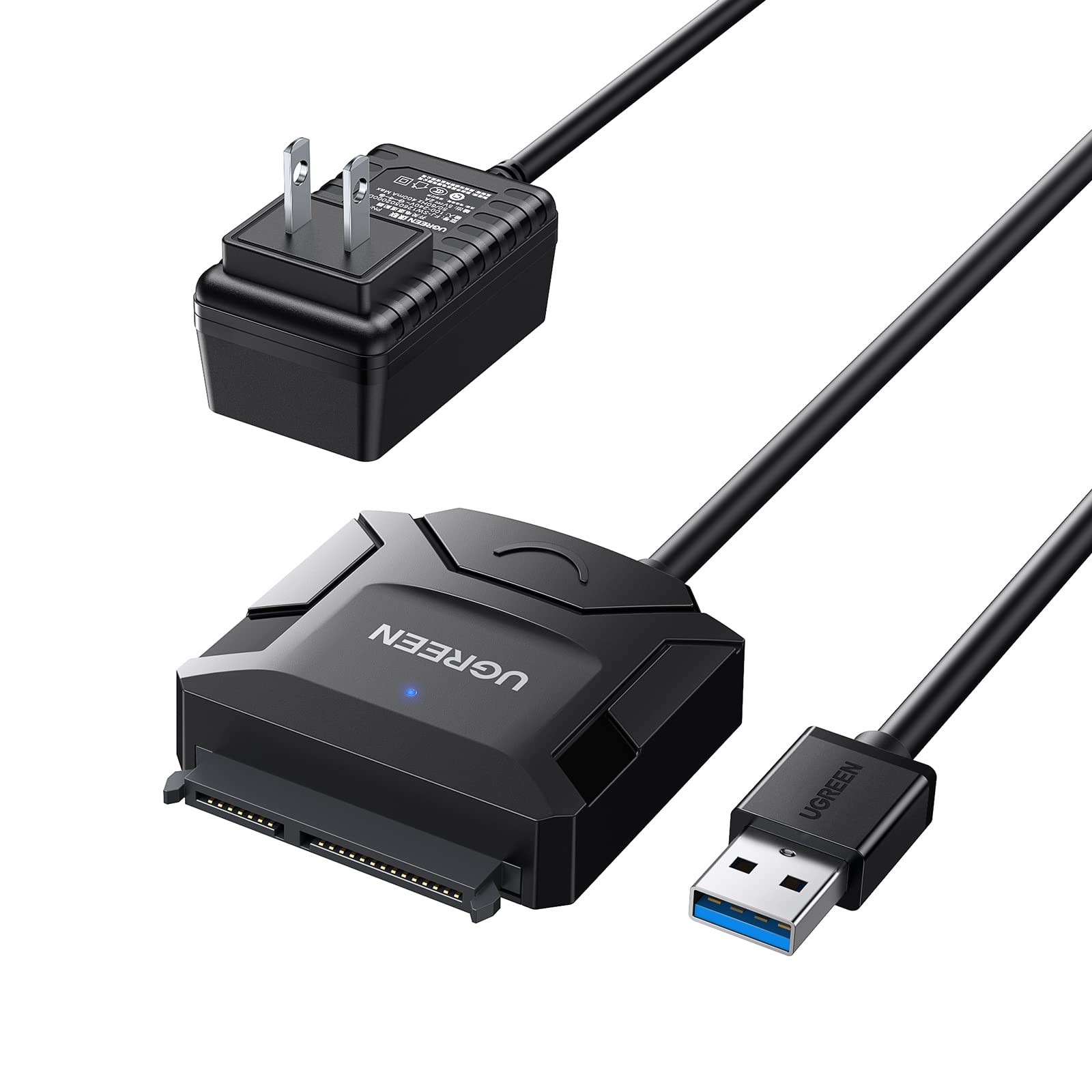 Ugreen SATA to USB 3.0 Adapter Cable for 2.5/3.5 inch HDD SSD 3.5 inch US