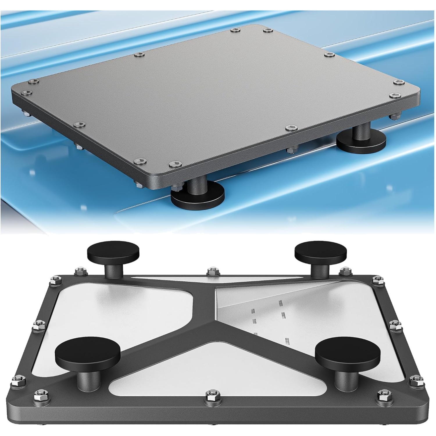 Heavy-Duty Aluminum Starlink Mini Mount with Protective Cover for Off-Road Use