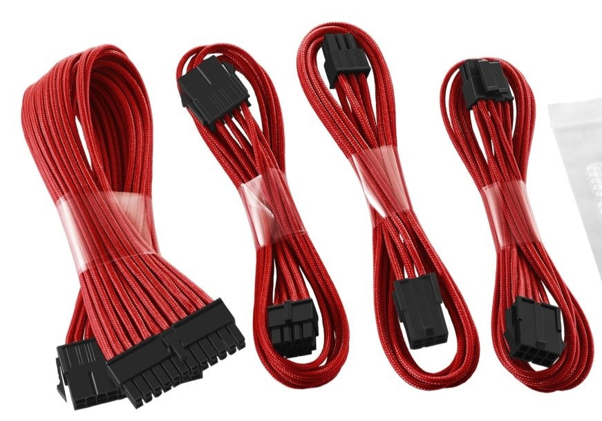 CableMod ModFlex Basic Cable Extension Kit - 8+6 Pin Series - Red