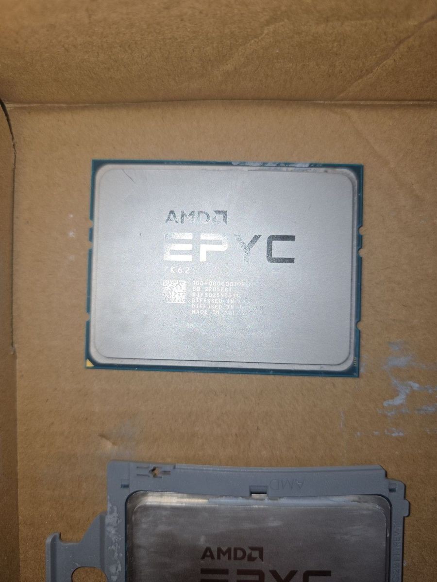 AMD EPYC 7K62 48-Core 96 Thread 2.6-3.3GHz Server CPU